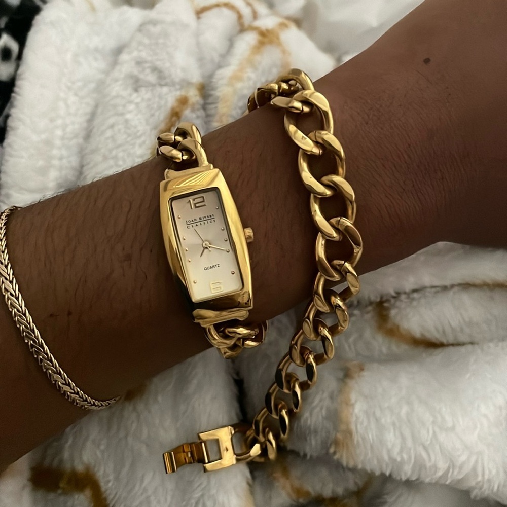 Joan Rivers Classics Gold Watch